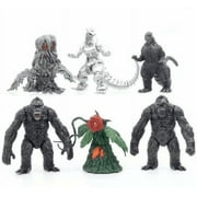Godzilla Gojira 2021 Movie Monster Godzilla vs. King Kong 6 Pcs Action Figures