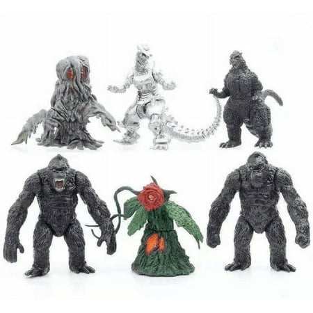 Godzilla Gojira 2021 Movie Monster Godzilla vs. King Kong 6 Pcs Action Figures