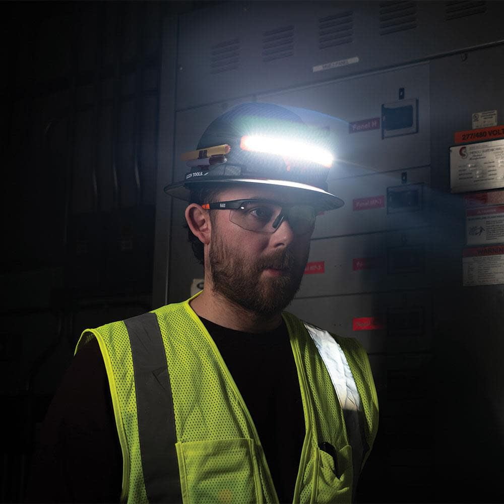 Klein Tools Hard Hat Wide-Beam Headlamp