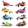 thumbnail image 4 of Boc 4Pcs Simulation Mini Plastic Hand-eye Coordination Pull Back Airplane Model Toys for Kids, 4 of 10