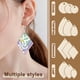 thumbnail image 3 of 120 Piezas de Aretes de Madera Sin Terminar, Madera en para Aretes, 4 Formas para Aretes de Madera con para Aretes y Anillos para Saltar, 3 of 6