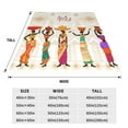 thumbnail image 3 of Honeii Beautiful Black African Woman In Ethnic Dress Print Fleece Blanket - Throw Blanket for Bed, Sofa, Couch, Camping, and Travel , Microplush Ultra Soft Warm Blanket-50"x40", 3 of 7