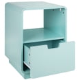 thumbnail image 6 of eHemco Contemporary Side Table End Table with Storage Drawer, Mint Blue, 22.8H x 15.7W x 15D inches, 6 of 8