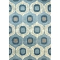 thumbnail image 1 of Bashian S185-LBL-2.6X8-ST103 Chelsea Collection Geometric Contemporary 100 Percent Wool Hand Tufted Area Rug, Light Blue - 2 ft. 6 in. x 8 ft., 1 of 1