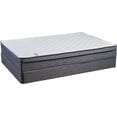 plush Foam Encased Hybrid Eurotop Innerspring Mattress and 8" Wood