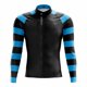 thumbnail image 3 of Maillot de ciclismo de invierno para hombre, ropa de ciclismo de manga larga con rayas, ropa térmica de malla/polar para primavera y otoño, ropa para bicicleta de montaña RIGHTTRACK, 3 of 5