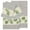 Grey, variant on Authentic Hotel and Spa Turkish Cotton Palm Fronds Embroidered Teal Blue 8-piece Towel Set