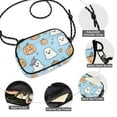 thumbnail image 3 of FORMRS Mini Crossbody Bag for Women Adjustable Rope Shoulder Casual Phone Purse, Blue Halloween Ghosts, 3 of 7
