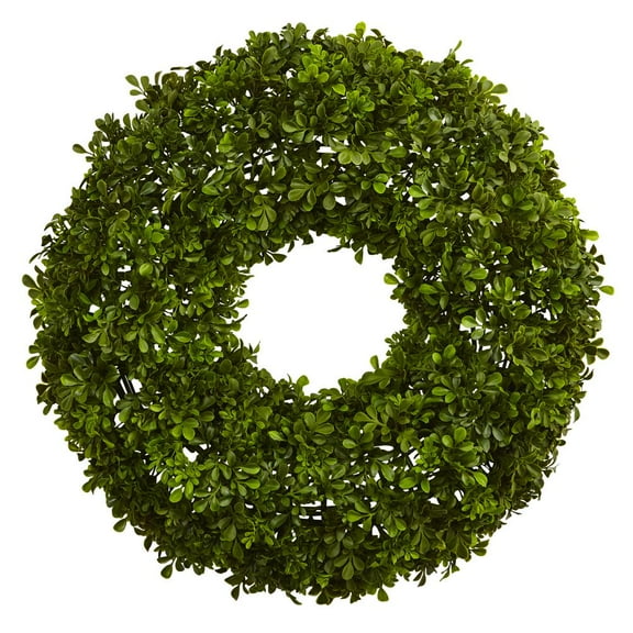 Nearly Natural 22in. Boxwood Wreath