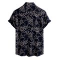thumbnail image 4 of Mens Shirts Hawaiian Vintage Breathable Printed Short Sleeve Button Down Shirts Casual FashionBeach Shirt, 4 of 5
