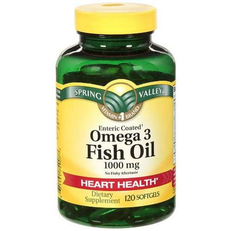 Spring Valley: Omega 3 Fish Oil Dietary Supplement, 120 ct