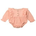 thumbnail image 1 of Ensemble Tenue pour Nouveau-Née Fille : Barboteuse Unie, Justaucorps, Combinaison, Barboteuse, 1 of 2