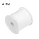 thumbnail image 3 of 4 Rollos Hilo de Nylon Trenzado 0.8mm 50 Yardas Artesanía Satén Cuerda para Pulsera Collar Kumihimo Blanco Unique Bargains, 3 of 5