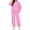 Pink B, variant on Enjoytime 2 Piece Sets for Women Winter Plus Size Loungewear Solid Color Long Sleeve Sweatshirt Sweatpants Business Casual Travel Outfits for Women