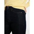 thumbnail image 5 of Time and Tru Women's High Rise Barrel Jeans, 28" Inseam, Sizes 0-20, 5 of 6