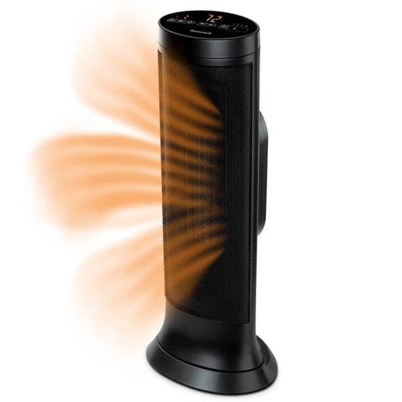Honeywell Slim Digital Ceramic Tower Heater - 21" - Black