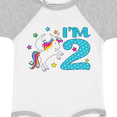 thumbnail image 4 of Inktastic I'm Two- Unicorn Second Birthday Boys or Girls Baby Bodysuit, 4 of 5
