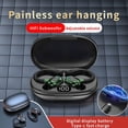 thumbnail image 3 of Wovilon Ear Hook Bluetooth Earbuds With Charging Case Large Battery Long Endurance Touch Support Bt Earphone Led Battery Display Active Noise Reduction Earphone For Music, Game Low Latency Earphone, 3 of 4