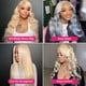 thumbnail image 3 of 18 Inch Wear and Go Glueless Wig For Women Body Wave 613 Lace Front Wig Human Hair Pre Cut Lace Ready To Wear Wig No Glue 4x4 HD Lace Closure Wigs Pre Plucked with Baby Hair, 3 of 5