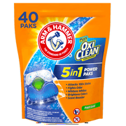 ARM & HAMMER plus OxiClean 5-in-1 Power Paks, 40 Count (Packaging may vary)