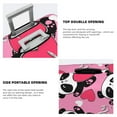 thumbnail image 3 of Yiaed Panda Heart Valentine Pink Print Travel Luggage Cover Suitcase Protector Fits 18-32 Inch Luggage Wheel Covers Patterned Elastic Luggage Anti-scratch（No luggage）-, 3 of 5
