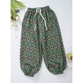 thumbnail image 4 of vastwit Kids Boys Girls Bohemian Beach Trousers Casual Printed Harem Bloomer Cotton Linen Pants Type C 150, 4 of 7