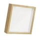 thumbnail image 5 of Marco de fotos para flores secas, de madera, cuadrado, profundo, de 8 x 8 pulgadas, caja de sombra. color madera, 5 of 9