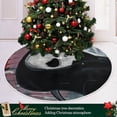 thumbnail image 6 of ZHANZZK Halloween Cool Skull Xmas Christmas Tree Skirt Stand Mat for Holiday Party Decoration Indoor Outdoor 48 inches, 6 of 6