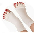 thumbnail image 1 of Toe Alignment Five Toe Socks Comfy Soft Toes Separator Spacer Stretch Tendon Pain Relief,Yoga Sport Socks (3 Pairs), 1 of 4