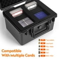 thumbnail image 4 of Bheddi Graded Card Storage Box - Sports Trading Card Slab Case Compatible with PSA CSG BGS SGC Magnetic Card Holder & Top Loaders, Waterproof Boxes - 2 Custom Graded Car, 4 of 7