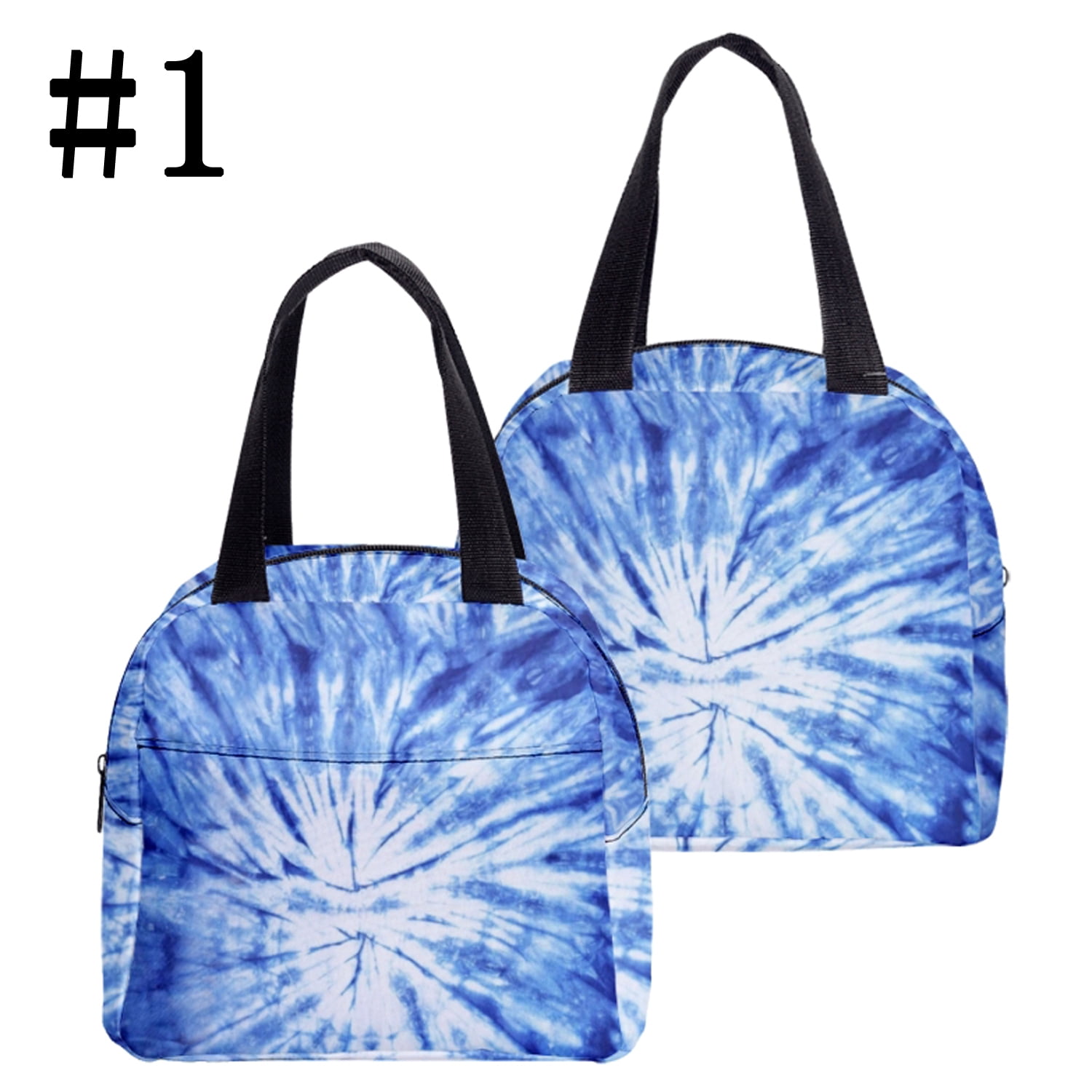 Tie Dye Lunch Box Kids Girls Boys Insulated Cooler Thermal Cute Lunch Bag  Tote for School