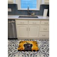 thumbnail image 3 of Carolines Treasures BB1821RUG Halloween Black Pug Machine Washable Memory Foam Mat, 3 of 4