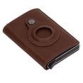 thumbnail image 2 of Anti Lost Card Holder Wallet Aluminum Alloy Anti Theft RFID Credit Card Holder for IOS Locator Coffee, 2 of 22