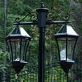 thumbnail image 3 of Victorian Morph Solar Lamp Post with Double Downward Lights, 3 of 9