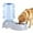 Gray-11L Dog Waterer, variant on Large Dog Water Bowl Dispenser,3 Gallon/11L Gravity Automatic Pet Water Dispenser,Gravity Water Bowl for Dogs Cats,Large Dog Water Fountain