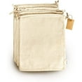 thumbnail image 1 of ShenMo Cotton Storage Bags with Drawstrings 30*35cm Multipurpose - Canvas Fabric Bread Bags - Bulk Food Produce - Reusable bags - Natural Cotton Potato Onion Storage Bags - Shoe Bags by, 1 of 4