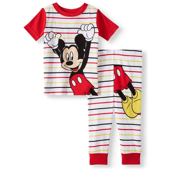 Cotton Tight Fit Pajamas, 2pc Set (Baby Boys)