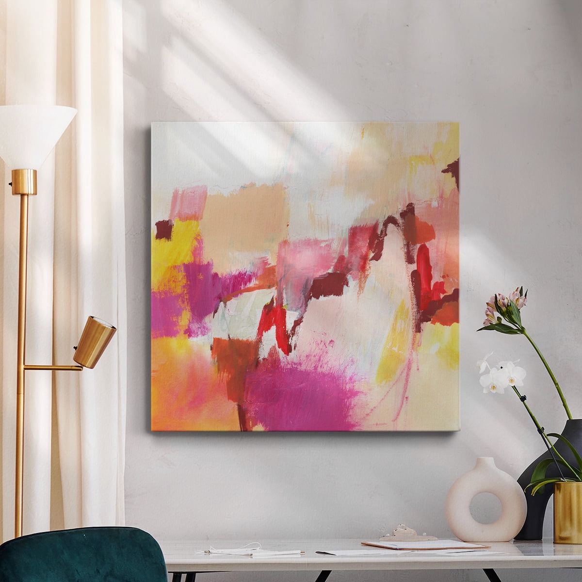 Wexford Home Frizzante I-Premium Gallery Wrapped Canvas, 16" x 16" - Ready to Hang