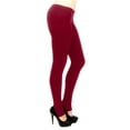 thumbnail image 2 of Vivian's Fashions Long Leggings - Cotton/Stirrup (Junior and Junior Plus Sizes), 2 of 3