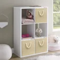 thumbnail image 2 of Foldable Storage Cube Bins Khaki Linen Fabric Collapsible Resistant Basket Box Organizer with Cotton Rope Handle for Home Office a, 2 of 7
