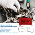 thumbnail image 3 of Unique Bargains Front Engine Valve Cover w/ Gasket No.11127646555 for Mini Cooper 1.6L L4 - Gas, 3 of 7