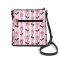 thumbnail image 2 of Eheartsgir Floral Stripe Crossbody Bag Women Purse Satchel, Lightweight Waterproof Sling Bag Fashion for Outdoor Activities Shopping, 2 of 7