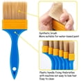 thumbnail image 4 of 6PCS Chalk & Wax Paint Brush, Wax Brushes for Painting and Refinishing Furniture, Fences and Wall, 4 of 6