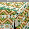 thumbnail image 4 of Colorful Dog Crate Cover, Colorful Local Motif Pattern Print, Easy to Use Pet Kennel Cover Small Dogs Puppies Kittens, 7 Sizes, Pistachio Green Orange, by Ambesonne, 4 of 6
