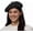 black, variant on Classic Wool Beret Hats for Women Man Painter hat French Beret for Man Woman Warm Winte.(BALCK)