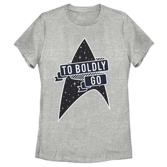 Women's Star Trek To Boldly Go Starfleet Graphic Tee Athletic Heather X Large