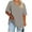 Gray, variant on Lenago Womens Tops Under $5 Blouses for Women Plus Size Summer Fashion Fleshy Casual Short-sleeved Tops Tunic Tops
