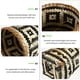 thumbnail image 5 of Bote de basura bohemio, diseño de tejido único y hermoso, bote de basura tejido de bambú decorativo para dormitorio, baño, oficina en casa, bote de basura versátil tejido a mano con material engrosado, 5 of 5