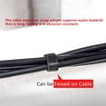 thumbnail image 4 of Inteprter 5/10 Uds. Sujetacables para auriculares, organizadores de gestión de cables de datos de nailon, soportes para cables de ratón con cremallera, Type3 NO3, 4 of 6
