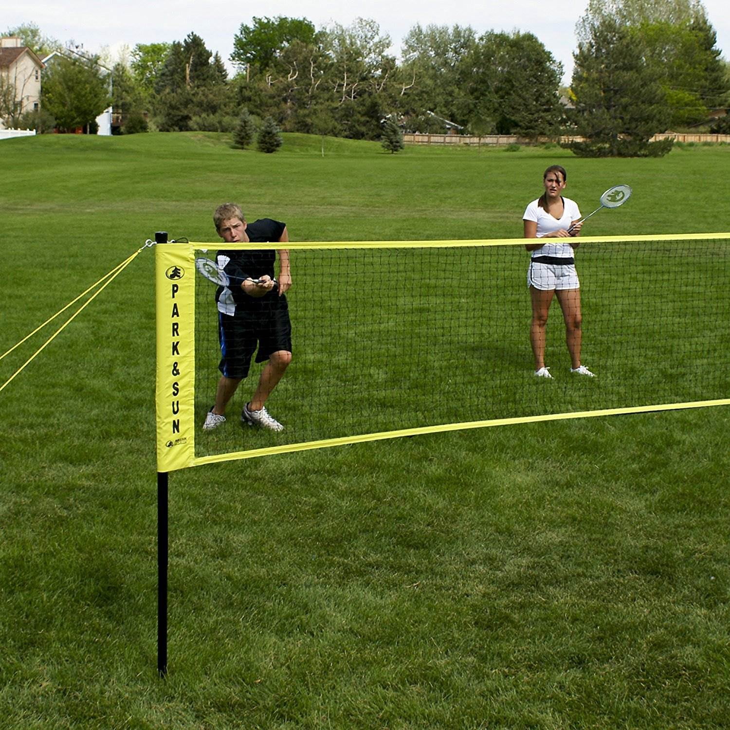 Park & Sun Sports Portable Outdoor Complete Badminton Set with Carry Case